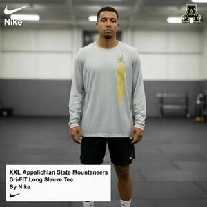 XXL Appalachian State Mountaineers Dri-FIT Long Sleeve Tee